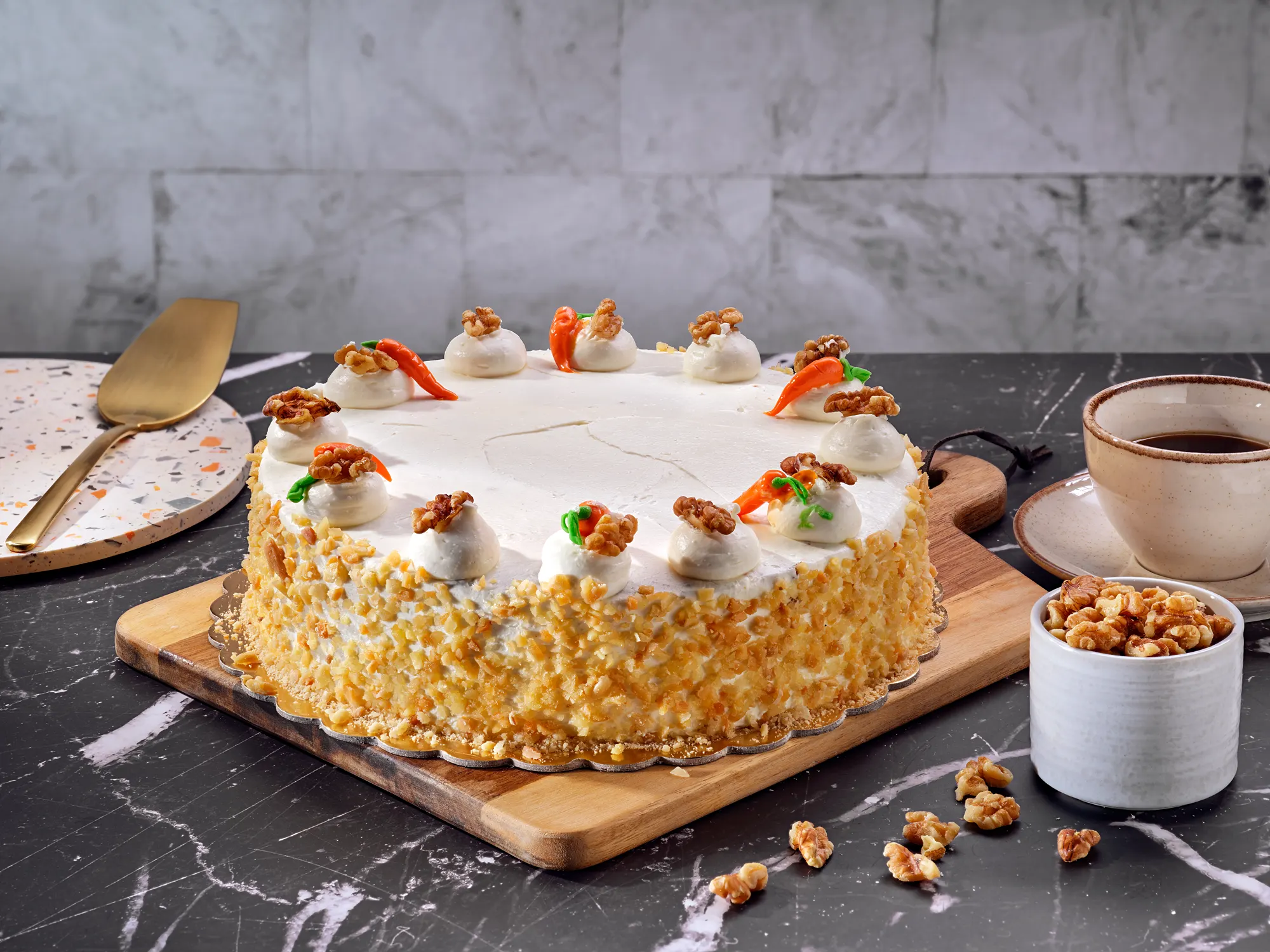 Goldenharvest Food Cakes — commercial food photography by Stephen Galea, Malta